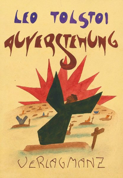 Leo Tolstoi Auferstehung Verlag Manz  by Karl Wiener - Hand-Painted Oil Painting Reproduction