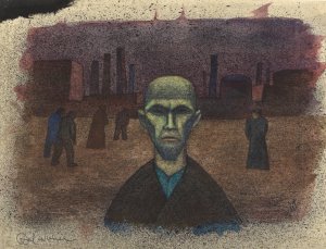 Leute by Karl Wiener Oil Painting