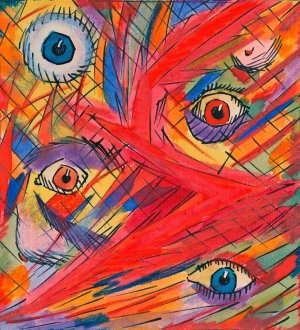Lust by Karl Wiener Oil Painting