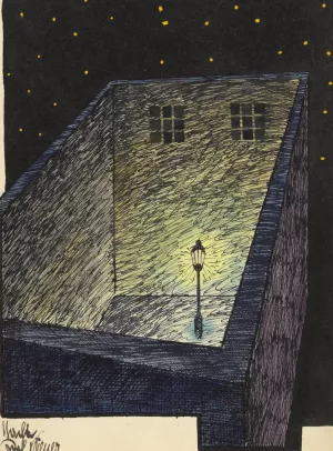 Nacht Oil painting by Karl Wiener