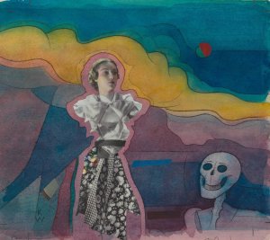 Nachtphantasie by Karl Wiener Oil Painting