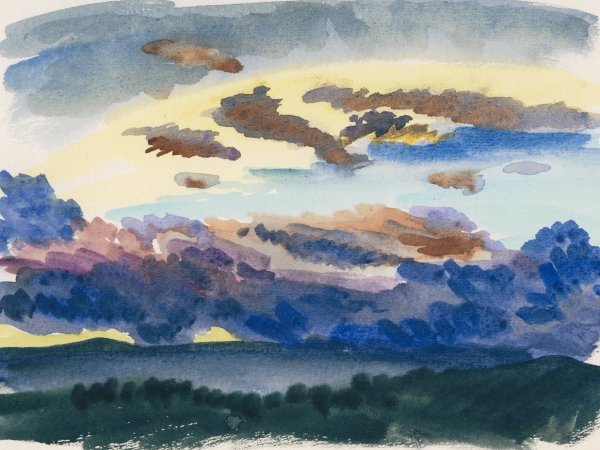 Naturstudie III  by Karl Wiener - Hand-Painted Oil Painting Reproduction