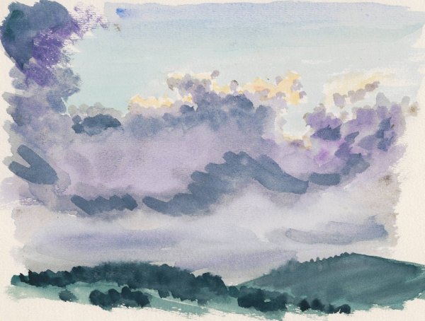 Naturstudie IV  by Karl Wiener - Hand-Painted Oil Painting Reproduction