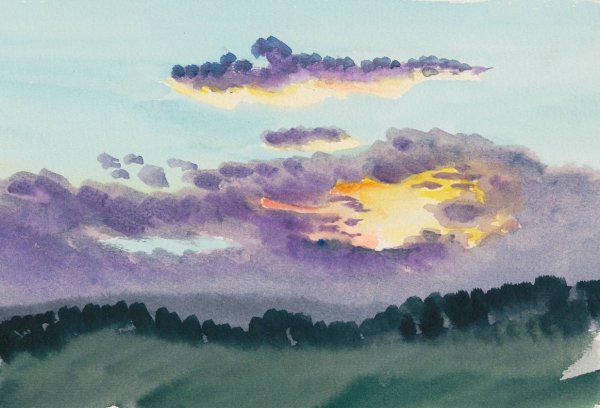 Naturstudie XI  by Karl Wiener - Hand-Painted Oil Painting Reproduction