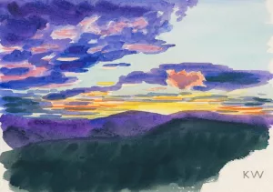 Naturstudie XII Oil painting by Karl Wiener