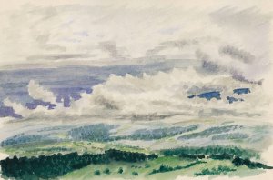 Naturstudie XL by Karl Wiener Oil Painting