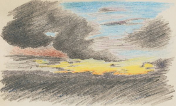 Naturstudie XLIII  by Karl Wiener - Hand-Painted Oil Painting Reproduction