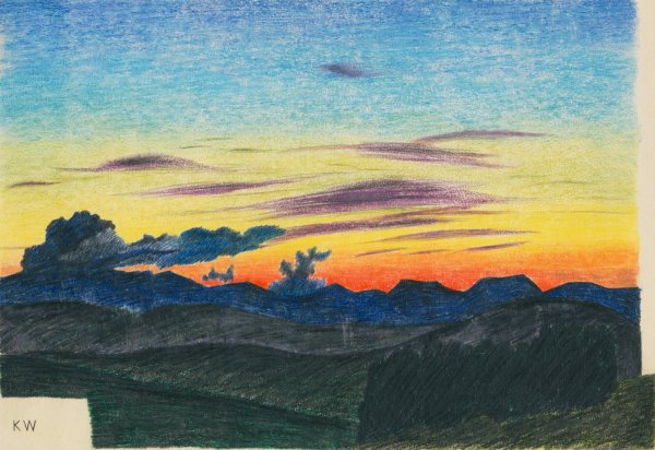 Naturstudie XLIV  by Karl Wiener - Hand-Painted Oil Painting Reproduction