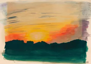 Naturstudie XLIX Oil painting by Karl Wiener