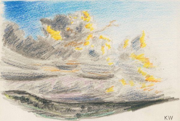 Naturstudie XX  by Karl Wiener - Hand-Painted Oil Painting Reproduction