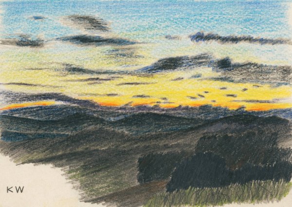 Naturstudie XXII  by Karl Wiener - Hand-Painted Oil Painting Reproduction