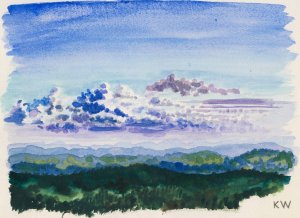 Naturstudie XXVII by Karl Wiener Oil Painting