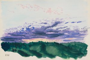 Naturstudie XXX by Karl Wiener Oil Painting