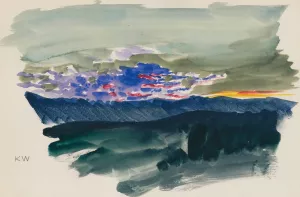 Naturstudie XXXIII Oil painting by Karl Wiener