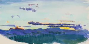 Naturstudie XXXIV Oil painting by Karl Wiener