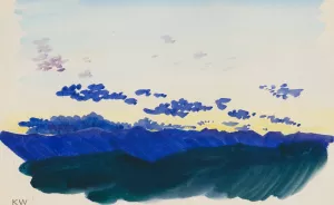 Naturstudie XXXIX Oil painting by Karl Wiener