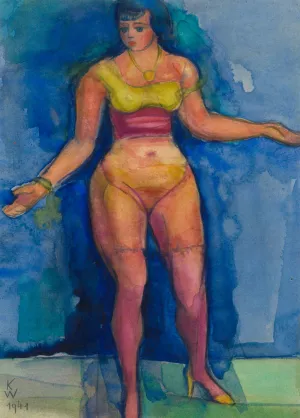 Ohne Titel; aus; 'Die 150 Blatter' XVIII Oil painting by Karl Wiener
