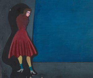 Ohne Titel; aus; 'Die 150 Blatter' XXX by Karl Wiener Oil Painting