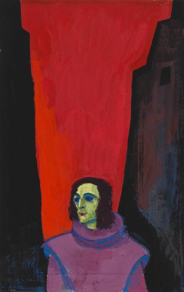 Ohne Titel II  by Karl Wiener - Hand-Painted Oil Painting Reproduction