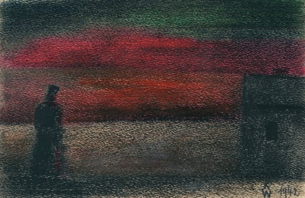 Ohne Titel III  by Karl Wiener - Hand-Painted Oil Painting Reproduction