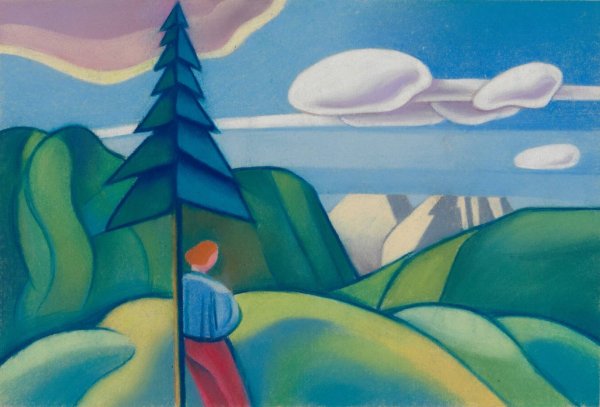 Ohne Titel IV  by Karl Wiener - Hand-Painted Oil Painting Reproduction