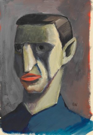Ohne Titel IV by Karl Wiener Oil Painting