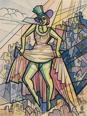 Ohne Titel by Karl Wiener Oil Painting