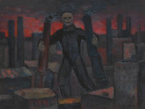 Ohne Titel by Karl Wiener Oil Painting