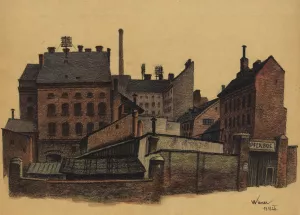 Ohne Titel Oil painting by Karl Wiener