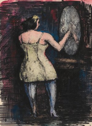 Ohne Titel by Karl Wiener Oil Painting