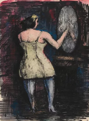 Ohne Titel Oil painting by Karl Wiener