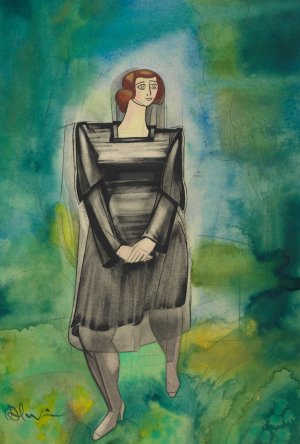 Ohne Titel by Karl Wiener Oil Painting