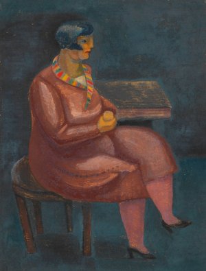 Ohne Titel by Karl Wiener Oil Painting