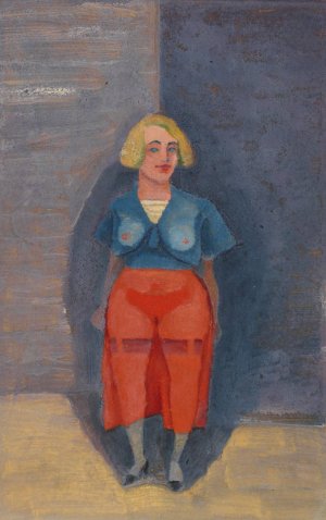 Ohne Titel by Karl Wiener Oil Painting