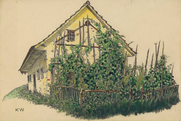 Ohne Titel  by Karl Wiener - Hand-Painted Oil Painting Reproduction