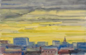 Ohne Titel Oil painting by Karl Wiener