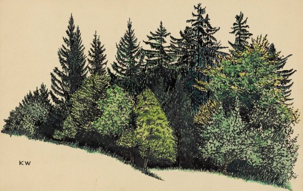 Ohne Titel  by Karl Wiener - Hand-Painted Oil Painting Reproduction