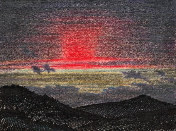 Ohne Titel  by Karl Wiener - Hand-Painted Oil Painting Reproduction