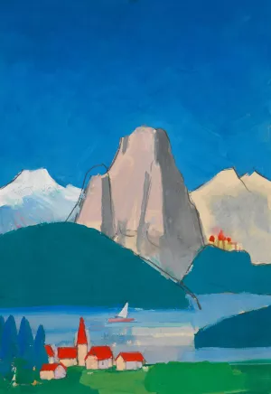 Ohne Titel Oil painting by Karl Wiener