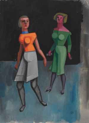 Ohne Titel V by Karl Wiener Oil Painting
