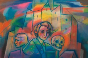 Ohne Titel VI by Karl Wiener Oil Painting