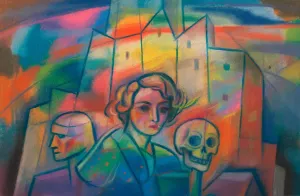 Ohne Titel VI by Karl Wiener Oil Painting