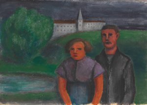 Ohne Titel VI by Karl Wiener Oil Painting