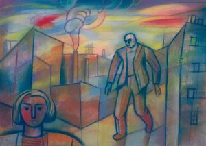 Ohne Titel VI by Karl Wiener Oil Painting