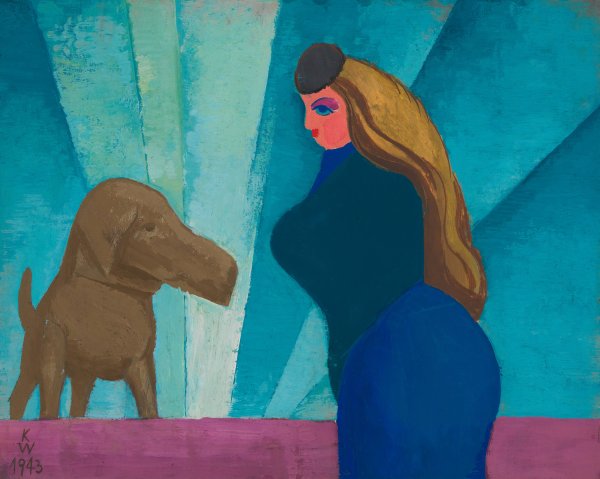 Ohne Titel  by Karl Wiener - Hand-Painted Oil Painting Reproduction