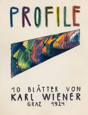 Profile, 10 Blatter, Graz Oil painting by Karl Wiener
