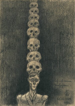 Requiem by Karl Wiener Oil Painting
