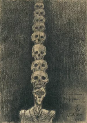 Requiem by Karl Wiener Oil Painting