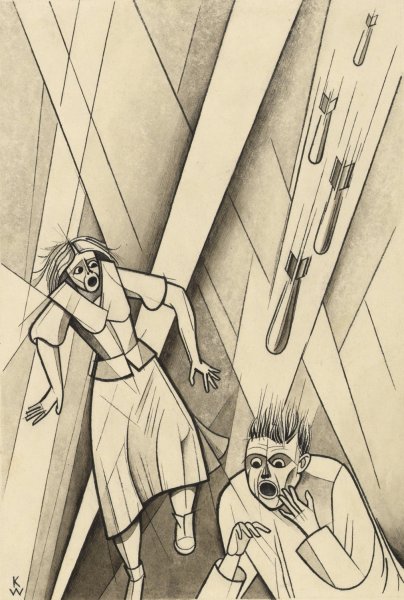 Main Product Photo of Schrecken  Painting by Karl Wiener