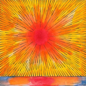 Sonne by Karl Wiener Oil Painting